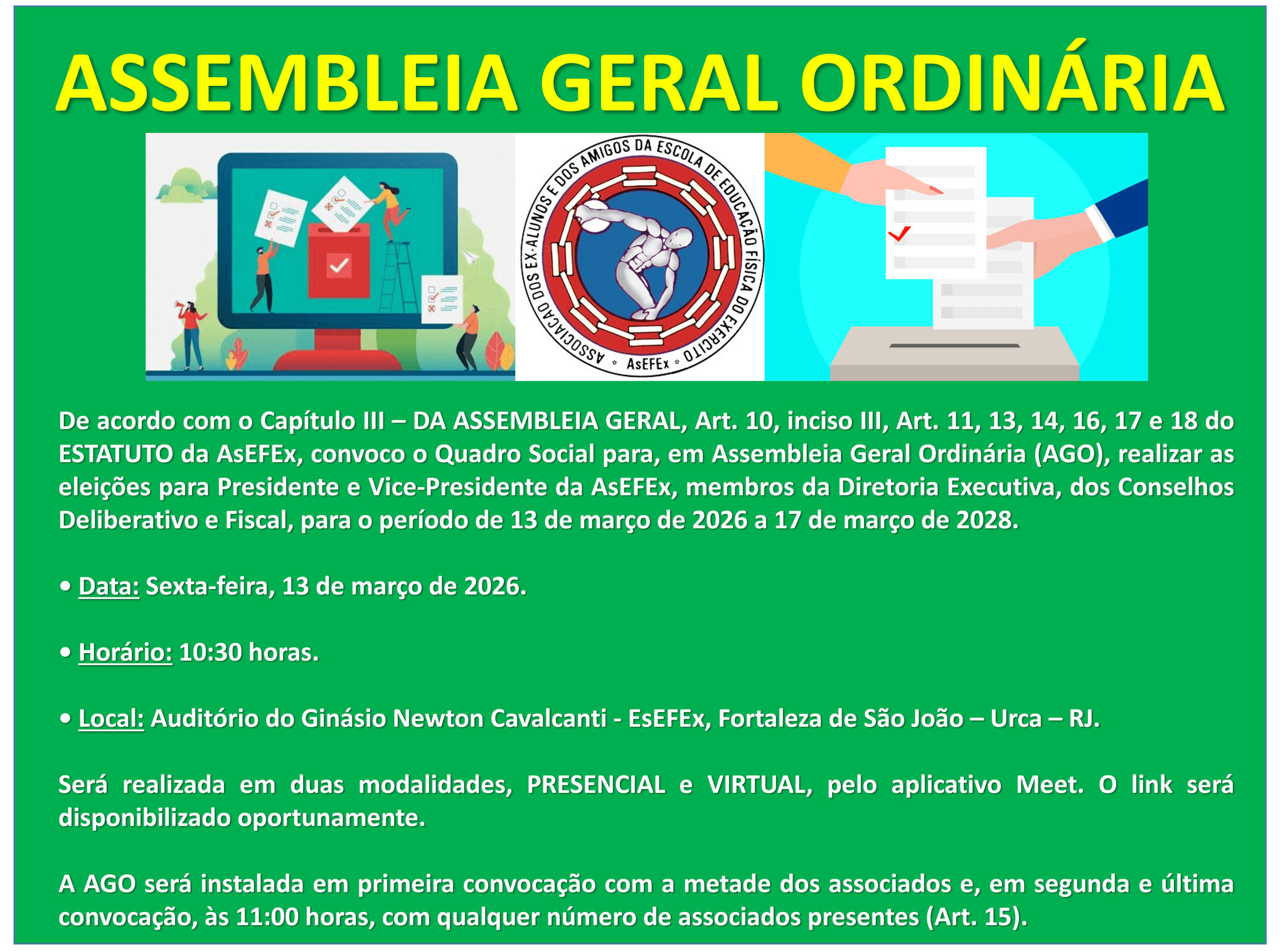 Assembléia Geral Ordinária